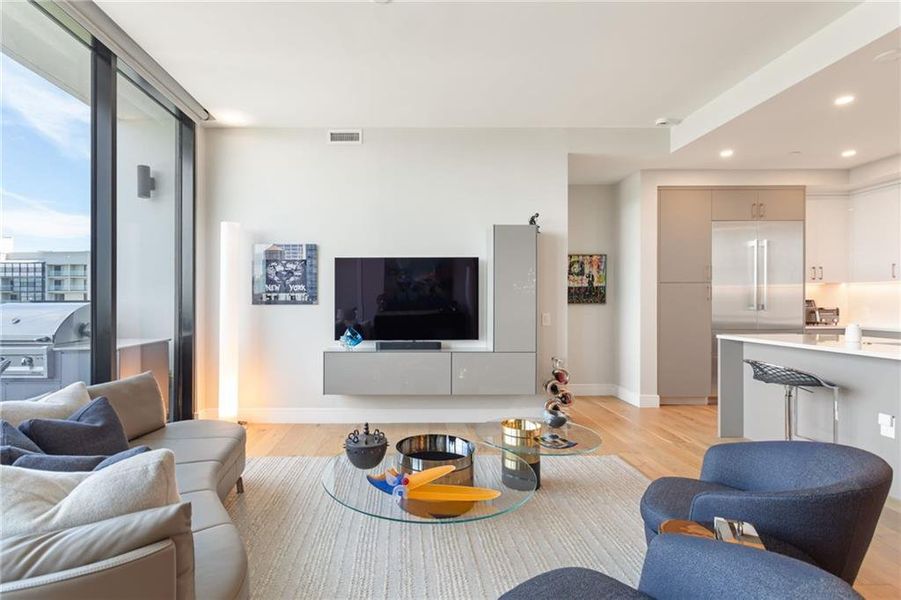 Furnished interior view inside a new home in , Atlanta (Image 9).