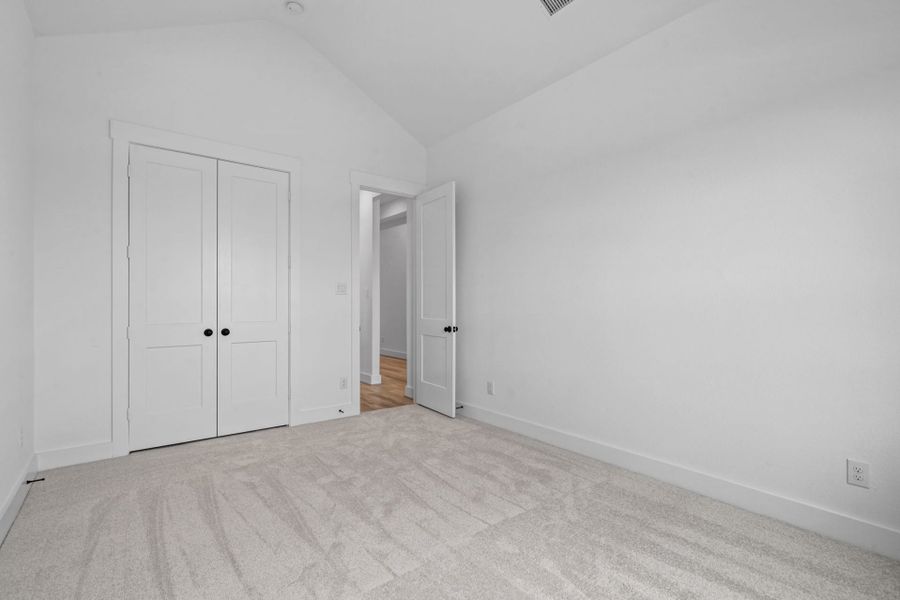 Representative unfurnished interior of a home built from the Alamo by HistoryMaker Homes in Hunters Crossing 60s, Sealy (Image 29). Representative unfurnished interior of a home built from the Alamo by HistoryMaker Homes in Hunters Crossing 60s, Sealy (Image 29).