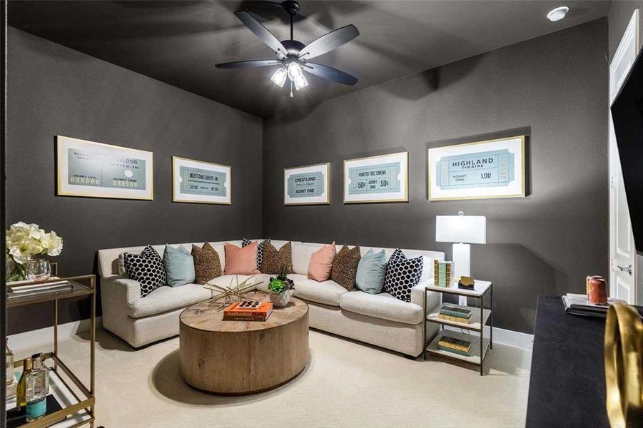 Furnished interior view inside a new home in Painted Tree, McKinney (Image 14).