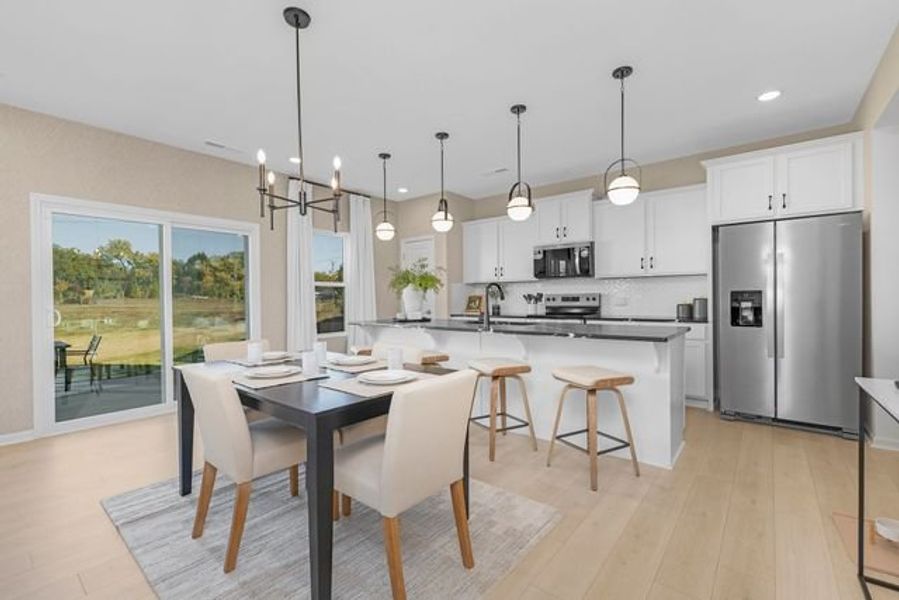 Representative furnished interior of a home built from the Alder by True Homes in Shay Crossing, Salisbury (Image 8).