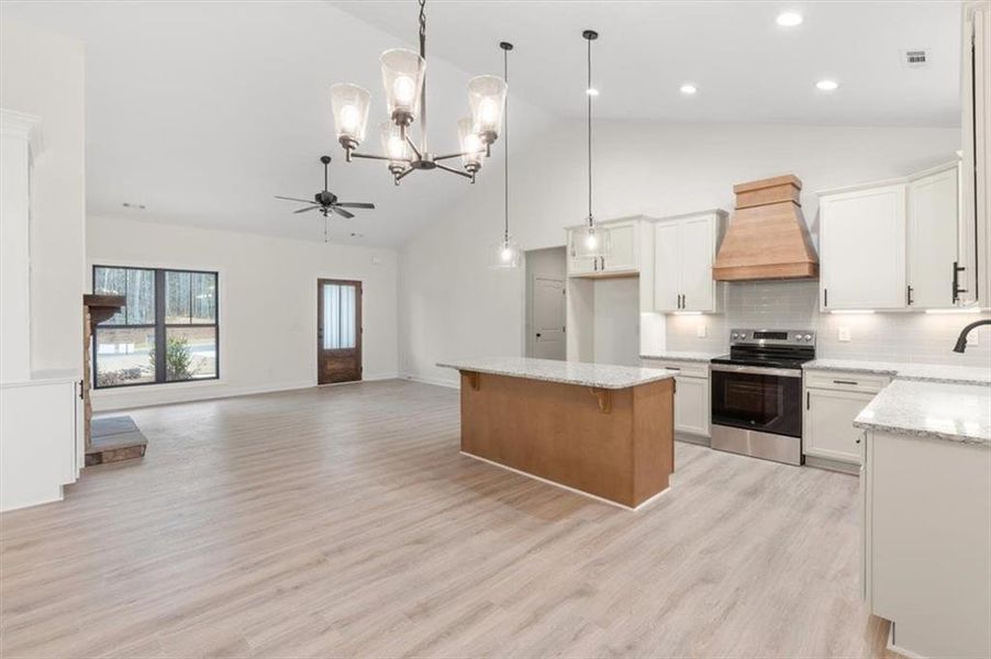 Furnished interior view inside a new home in , Rockmart (Image 8). Furnished interior view inside a new home in , Rockmart (Image 8).