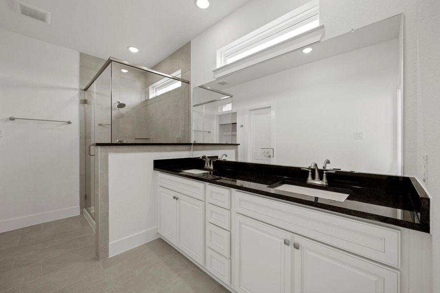 Furnished interior view inside a new home in Bridgeland, Cypress (Image 7).