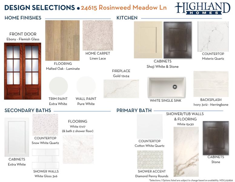Sample of building materials used in homes in Elyson, Katy (Image 48). Sample of building materials used in homes in Elyson, Katy (Image 48).