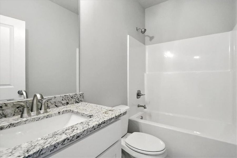 Furnished interior view inside a new home in Traditions of Braselton, Jefferson (Image 15).