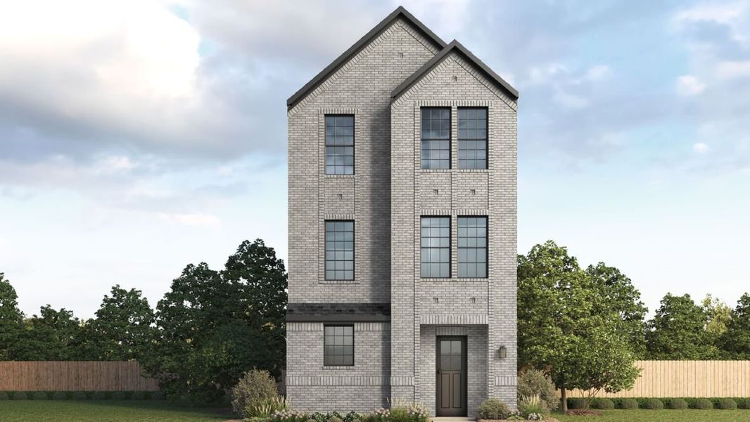 Representative exterior photo of a completed home built from the Stallion by D.R. Horton in Mustang Square, Plano, TX (Image 1). Representative exterior photo of a completed home built from the Stallion by D.R. Horton in Mustang Square, Plano, TX (Image 1).