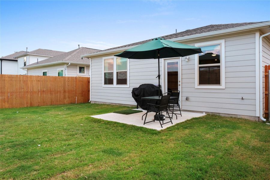 Back of house featuring a patio