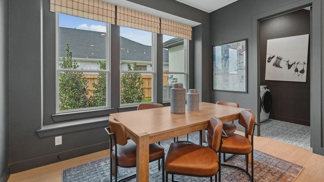 Representative furnished interior of a home built from the Acadia by Chesmar Homes in Elyson 50's, Katy (Image 15).