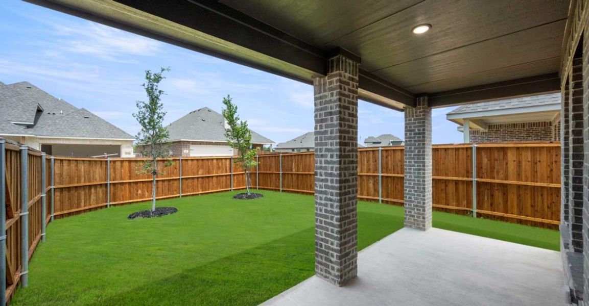 Representative exterior photo of a completed home built from the Dozier by Impression Homes in Redden Farms, Midlothian, TX (Image 28). Representative exterior photo of a completed home built from the Dozier by Impression Homes in Redden Farms, Midlothian, TX (Image 28).