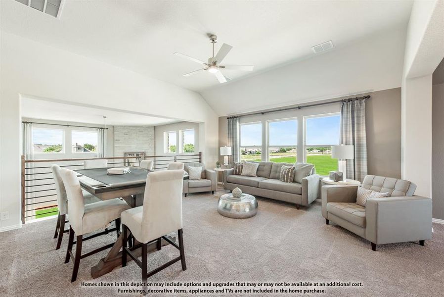 Furnished interior view inside a new home in East Oak Creek, Commerce (Image 27). Furnished interior view inside a new home in East Oak Creek, Commerce (Image 27).
