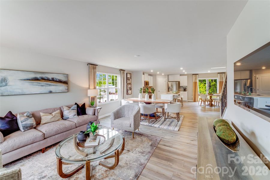 Furnished interior view inside a new home in Walkers Mill, Edgemoor (Image 3).