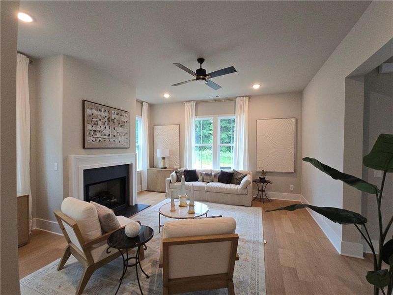 Furnished interior view inside a new home in , Watkinsville (Image 6).