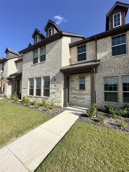 Exterior details and patio area of a home in , Watauga (Image 23). Exterior details and patio area of a home in , Watauga (Image 23).