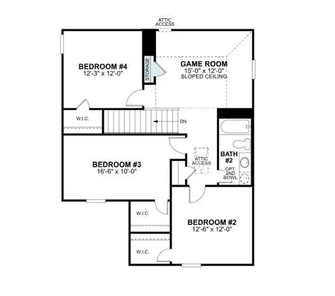 2D floor plan layout of this home in Moran Ranch, Willis, TX (Image 4). 2D floor plan layout of this home in Moran Ranch, Willis, TX (Image 4).