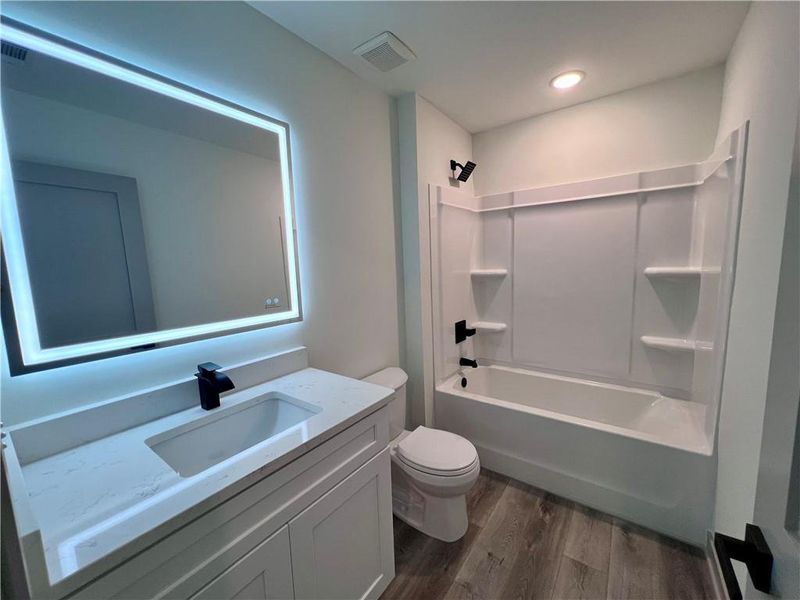 Furnished interior view inside a new home in , Monroe (Image 7).