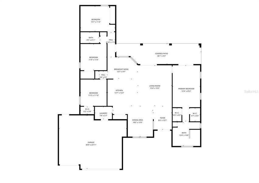 2D floor plan layout of this home in , Weeki Wachee, FL (Image 5).