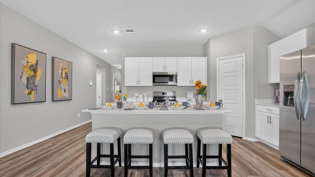Furnished interior view inside a new home in Townes Landing, Fort Worth (Image 11).
