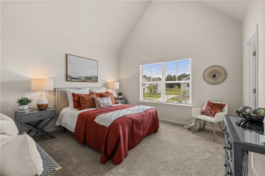 Furnished interior view inside a new home in Whisper Creek, Atlanta (Image 5).