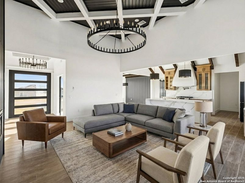 Furnished interior view inside a new home in , Floresville (Image 32).