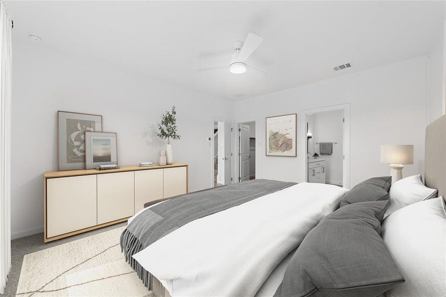 Furnished interior view inside a new home in Rolling Ridge, Van Alstyne (Image 17). Furnished interior view inside a new home in Rolling Ridge, Van Alstyne (Image 17).