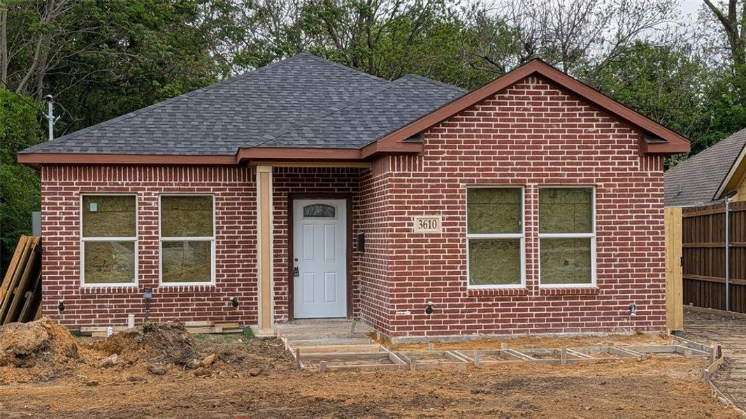 In-progress construction of a new home in , Dallas, TX (Image 2). In-progress construction of a new home in , Dallas, TX (Image 2).