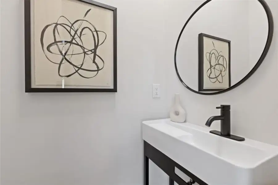 Furnished interior view inside a new home in , Atlanta (Image 14).