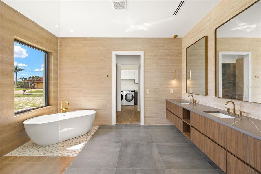 Furnished interior view inside a new home in , Cape Coral (Image 16).