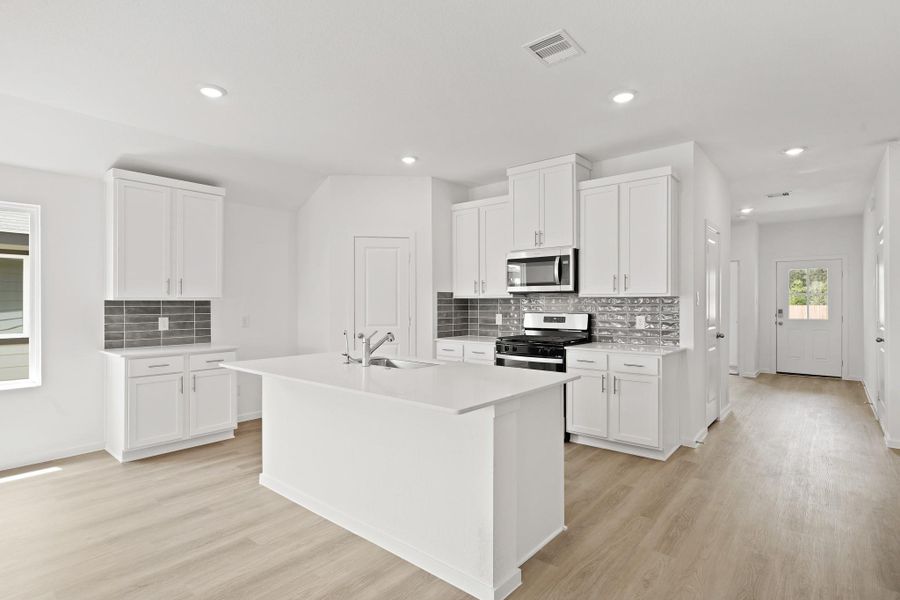 Furnished interior view inside a new home in Chapel Lakes, Montgomery (Image 3). Furnished interior view inside a new home in Chapel Lakes, Montgomery (Image 3).
