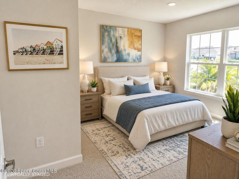 Furnished interior view inside a new home in St. John's Preserve, Palm Bay (Image 9).