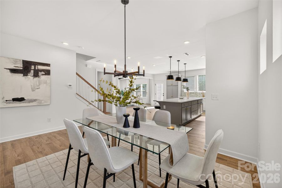 Furnished interior view inside a new home in , Troutman (Image 9).