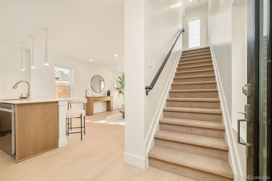 Furnished interior view inside a new home in , Denver (Image 4).