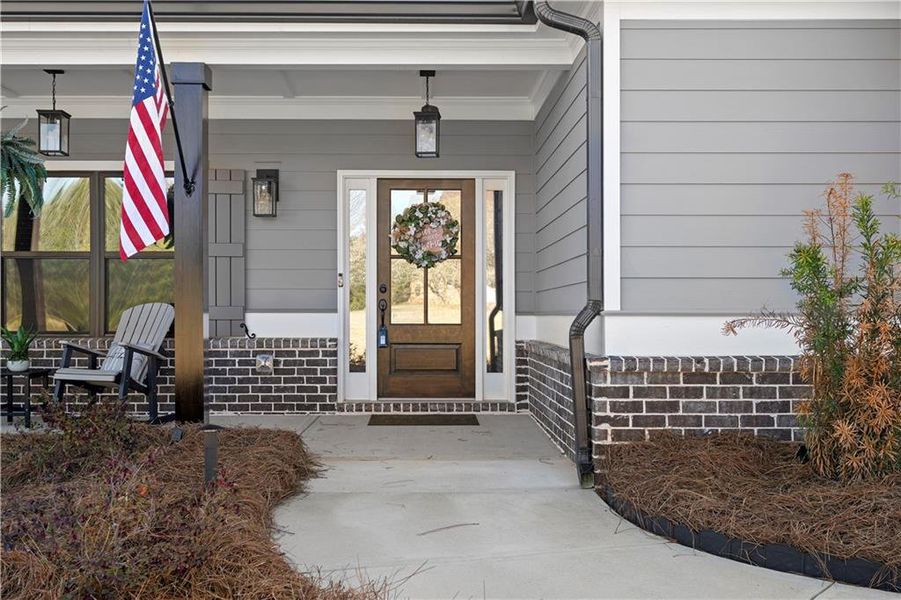 Exterior details and patio area of a home in , Monroe (Image 3).