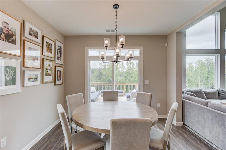 Furnished interior view inside a new home in Twin Lakes, Hoschton (Image 13).