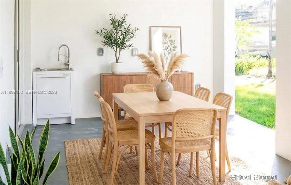 Furnished interior view inside a new home in , Naples (Image 33).