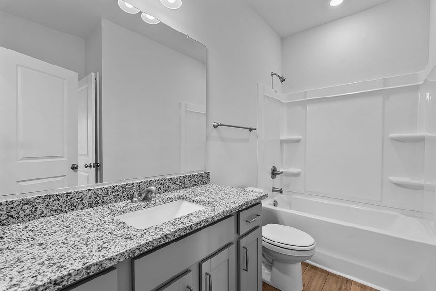 Furnished interior view inside a new home in Hanes Lake, Winston-Salem (Image 17). Furnished interior view inside a new home in Hanes Lake, Winston-Salem (Image 17).