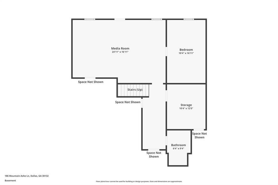 2D floor plan layout of this home in , Dallas, GA (Image 5).
