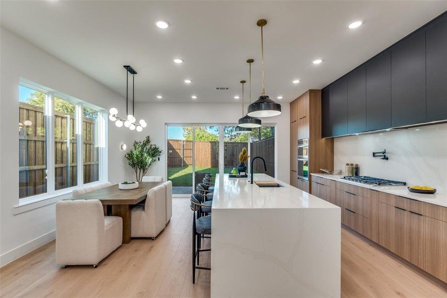 Furnished interior view inside a new home in , Dallas (Image 5).