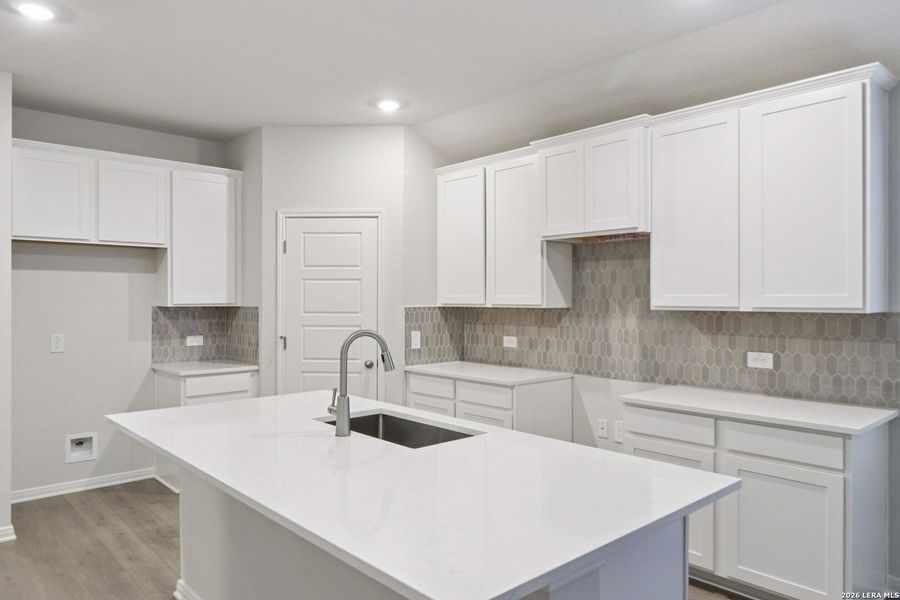 Furnished interior view inside a new home in Kallison Ranch, San Antonio (Image 14).