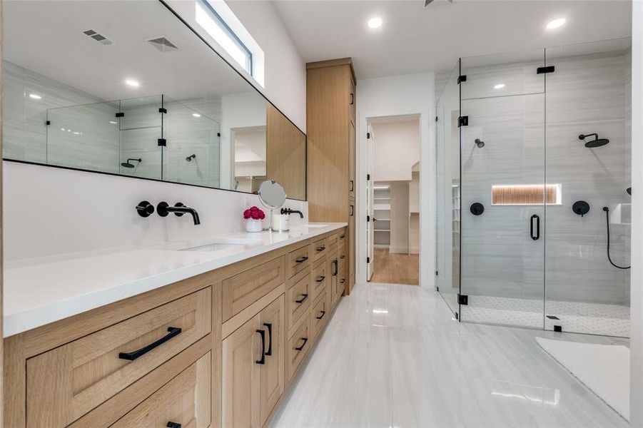 Furnished interior view inside a new home in , Dallas (Image 10).