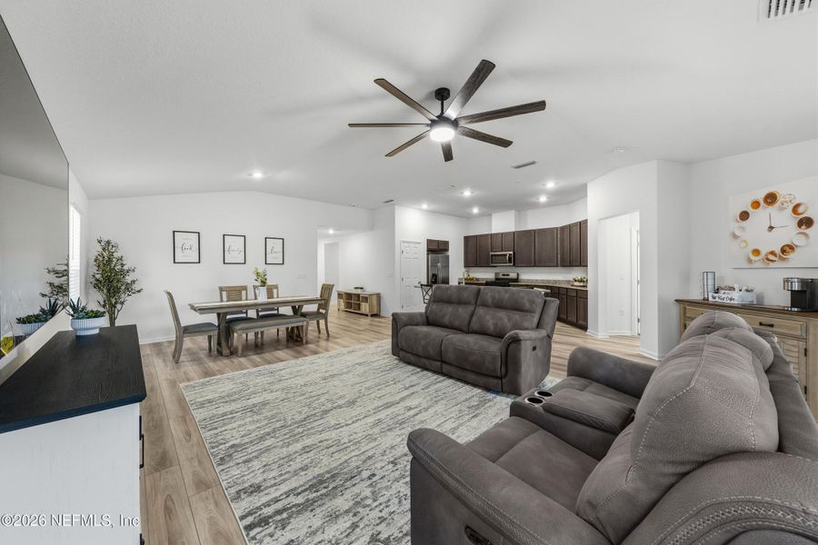 Furnished interior view inside a new home in Copper Ridge, Jacksonville (Image 17).