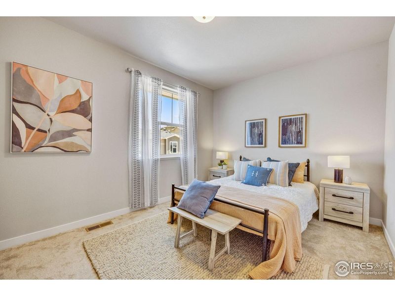 Furnished interior view inside a new home in Northfield at Old Town - Vista Collection, Fort Collins (Image 8).