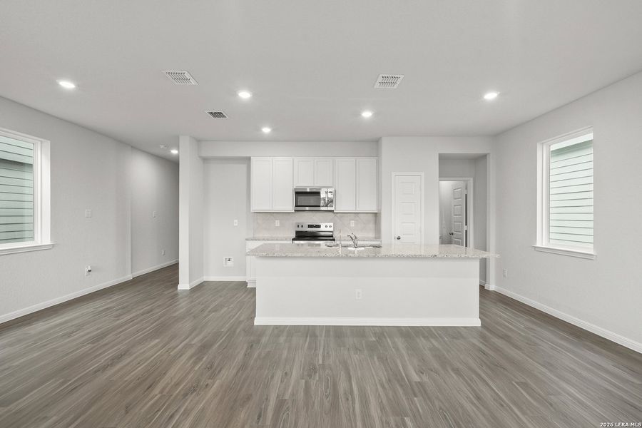 Furnished interior view inside a new home in Melissa Ranch, San Antonio (Image 9). Furnished interior view inside a new home in Melissa Ranch, San Antonio (Image 9).