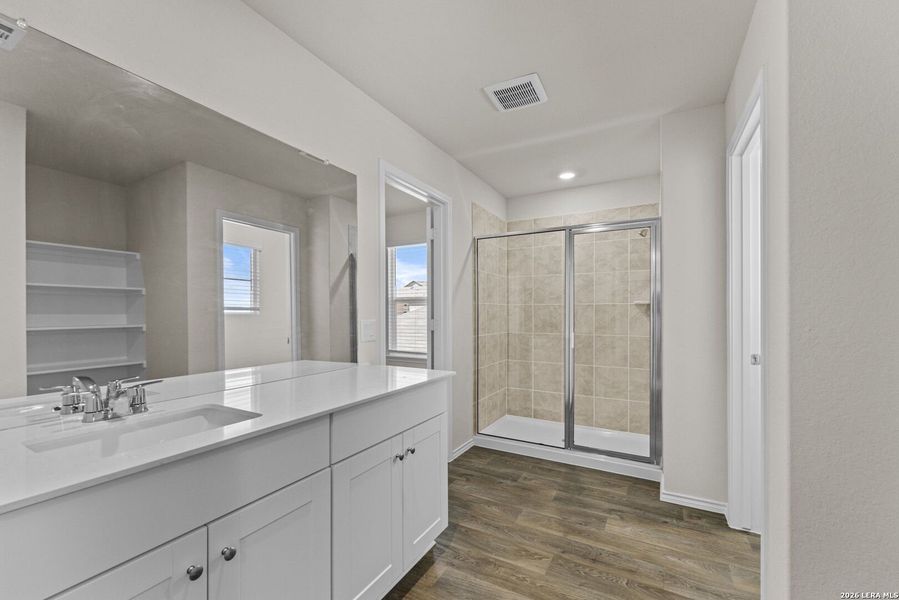 Furnished interior view inside a new home in Laurel Vistas, San Antonio (Image 6). Furnished interior view inside a new home in Laurel Vistas, San Antonio (Image 6).