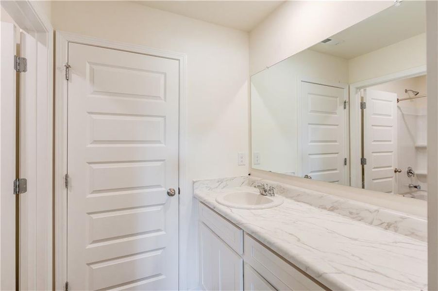 Furnished interior view inside a new home in Stillwater Springs, Dacula (Image 38). Furnished interior view inside a new home in Stillwater Springs, Dacula (Image 38).