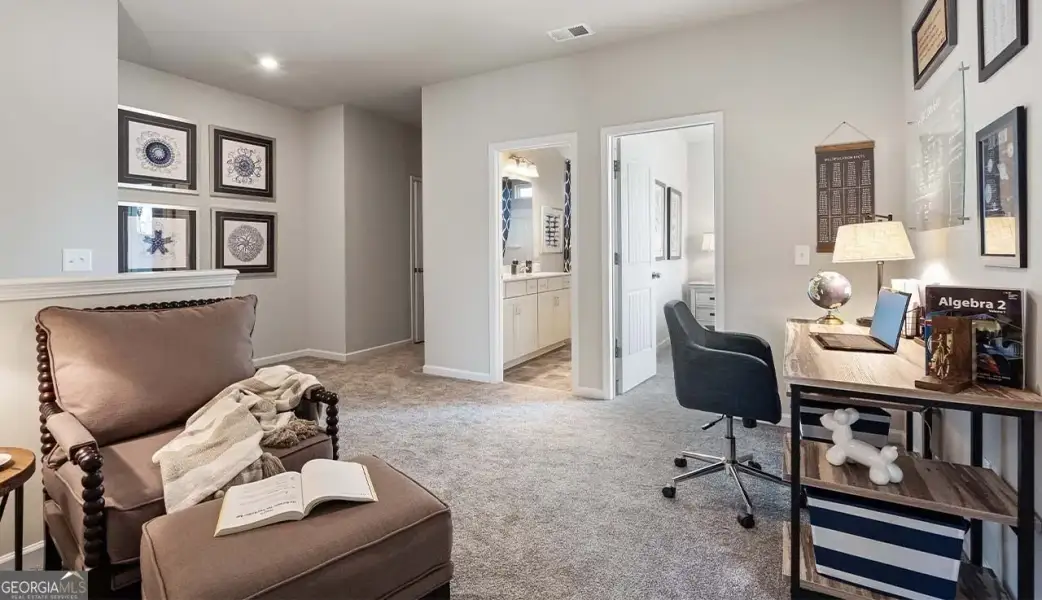 Furnished interior view inside a new home in Bryson Farms, Byron (Image 16).