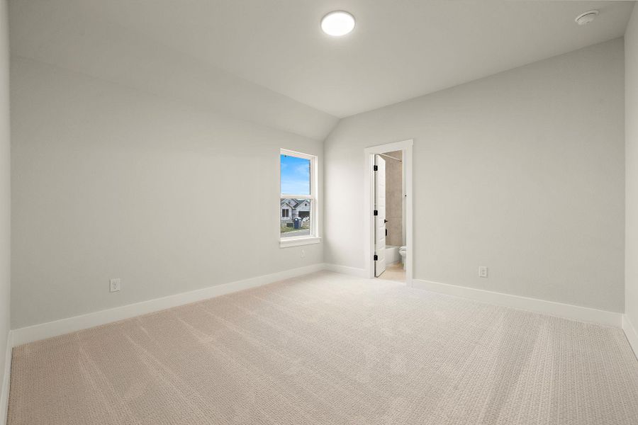 Spacious, unfurnished interior of a new home in Blackhawk in Pflugerville, Pflugerville (Image 25).