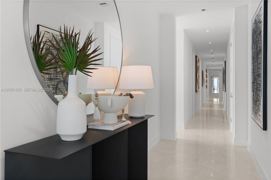 Furnished interior view inside a new home in , Miami (Image 11). Furnished interior view inside a new home in , Miami (Image 11).