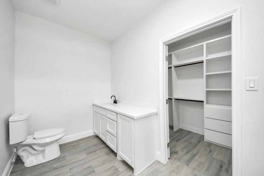Furnished interior view inside a new home in , Cleveland (Image 8).