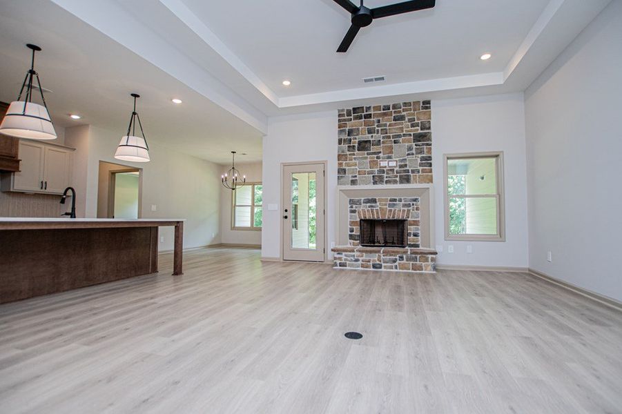 Spacious, unfurnished interior of a new home in WOODMONT RESERVE, Roopville (Image 37).