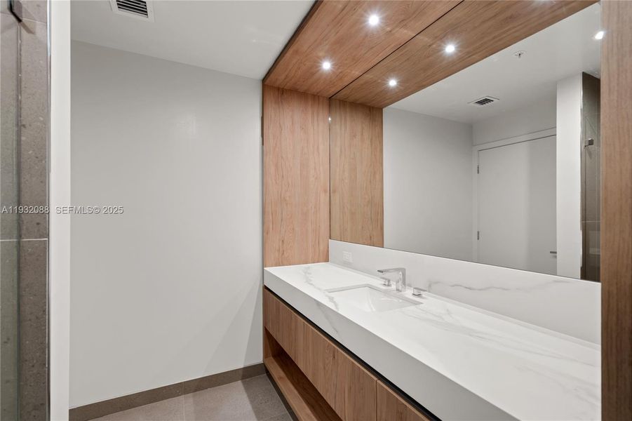 Furnished interior view inside a new home in , Miami (Image 15). Furnished interior view inside a new home in , Miami (Image 15).