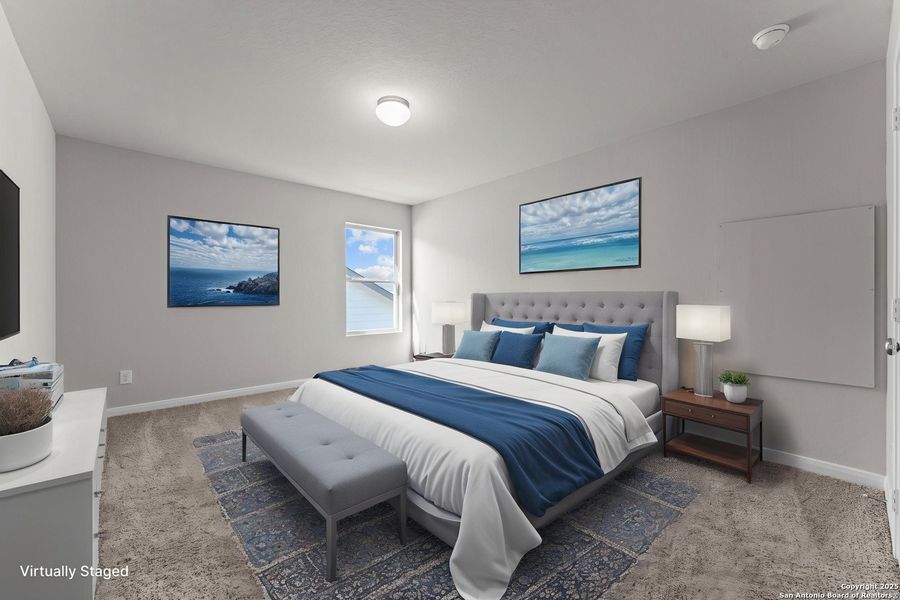 Furnished interior view inside a new home in Agave, San Antonio (Image 12).